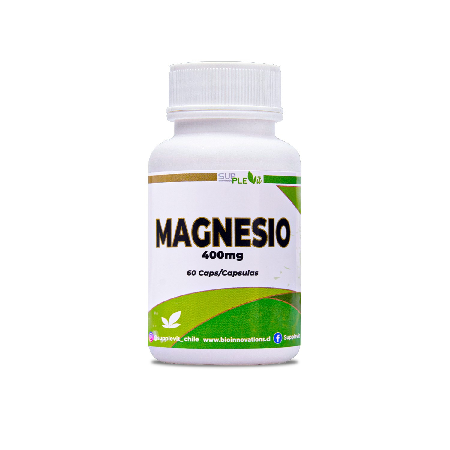 Supplevit MAGNESIO 400 MG X60 CAP. Supplevit MAGNESIO 400 MG X60 CAP.